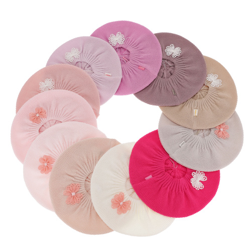 Beret automne/printemps fille, violet, Costanza