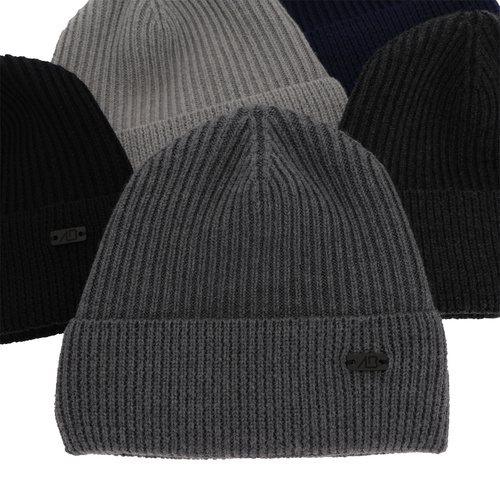 Bonnet d'hiver homme, brun, avec laine mérinos, Owen