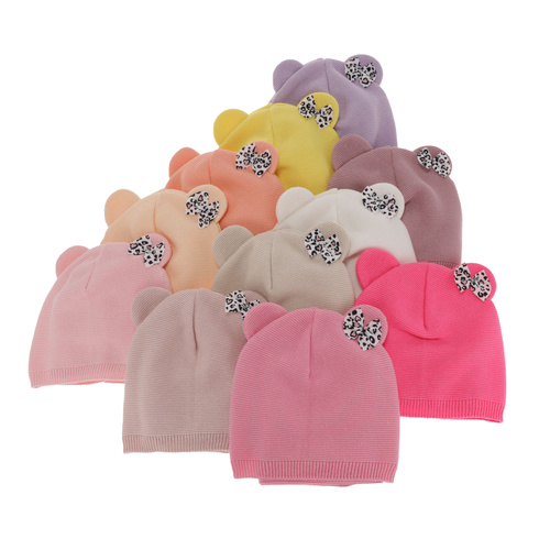 Ensemble automne/printemps fille: bonnet et snood, met katoen, rose, avec nœud, Nicolette