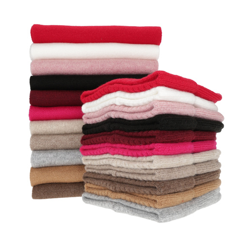 Dames winter set (muts en sjaal), wit, Shasta