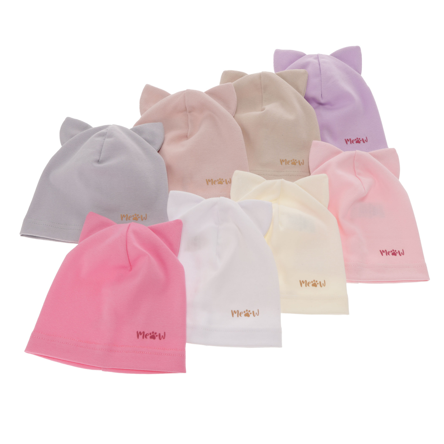 Bonnet automne/printemps fille, crème, Jaspera