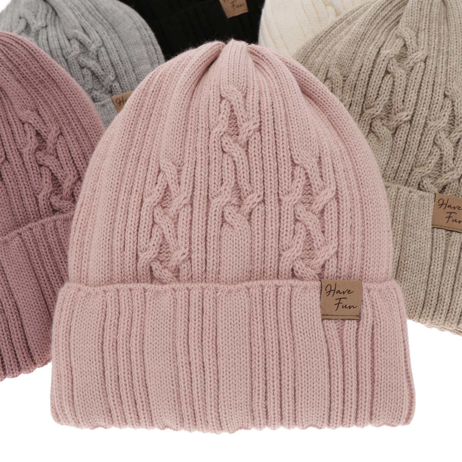 Ensemble d'hiver fille: bonnet et snood, beige, Rema