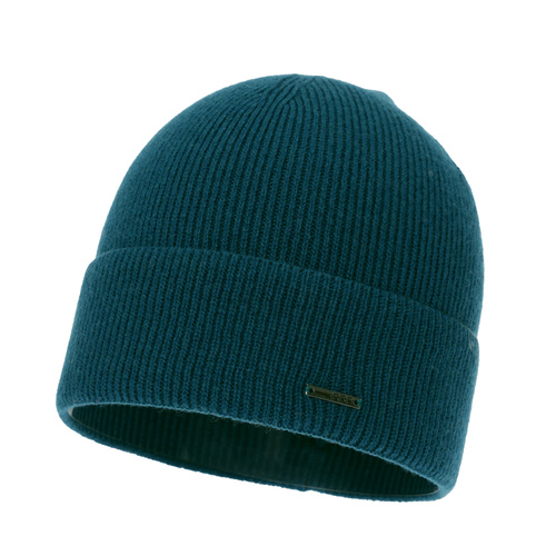 Dames herfst/winter muts, beige, met merinowol en kasjmier, Sindra