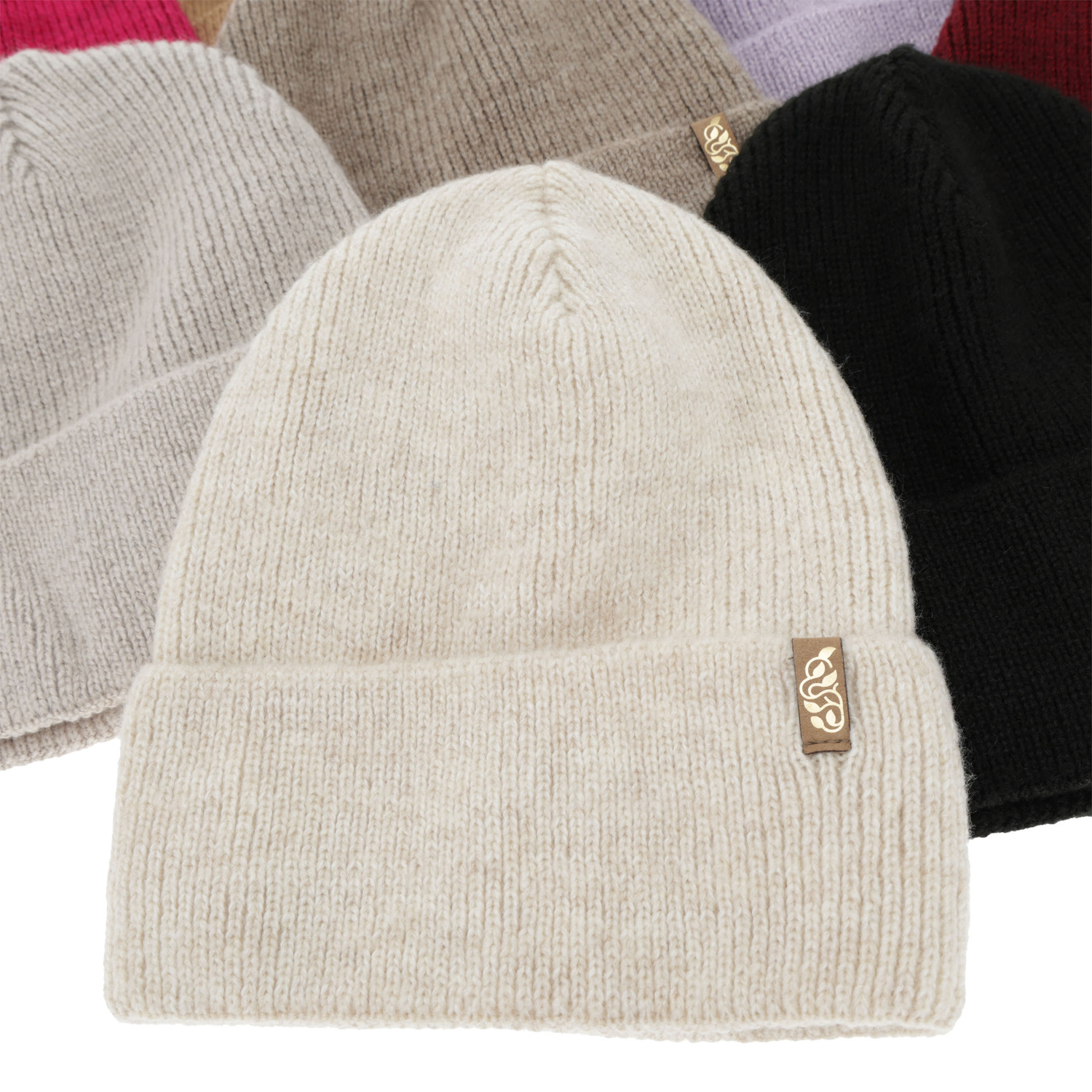 Dames wintermuts, bruin, met merinowol, Tahoe