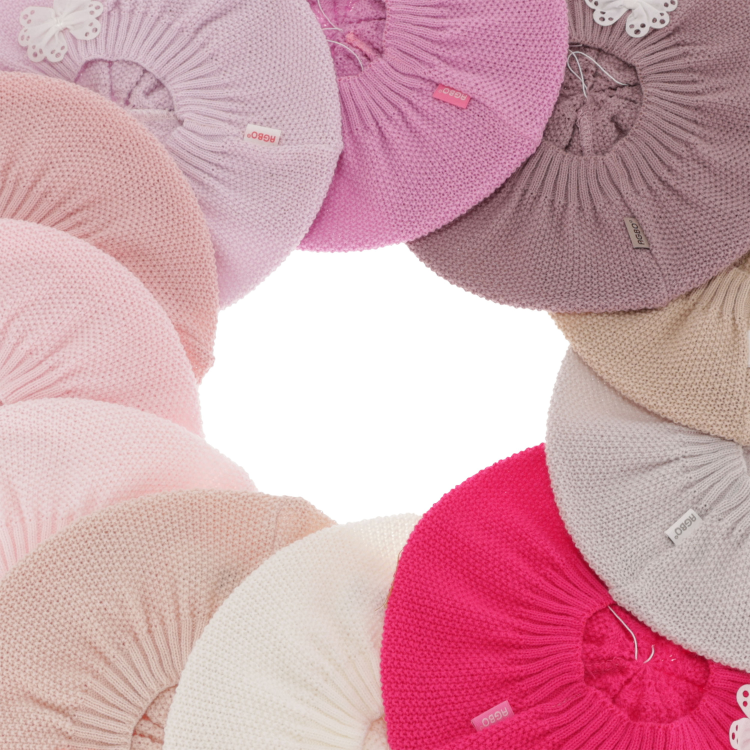 Bonnet automne/printemps fille, lilas, Costanza