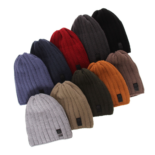 Heren wintermuts, zwart, Derek