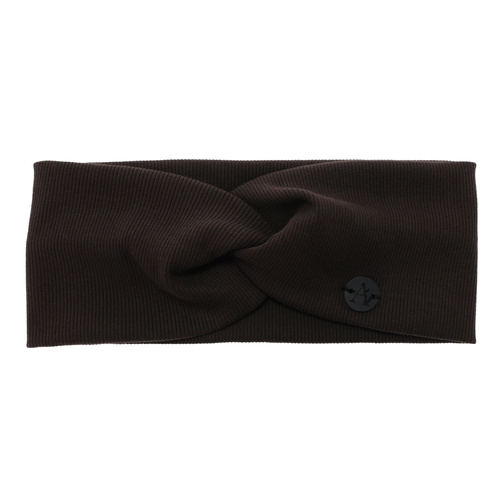 Dames herfst/lente hoofdband, bruin, katoenen, Auri