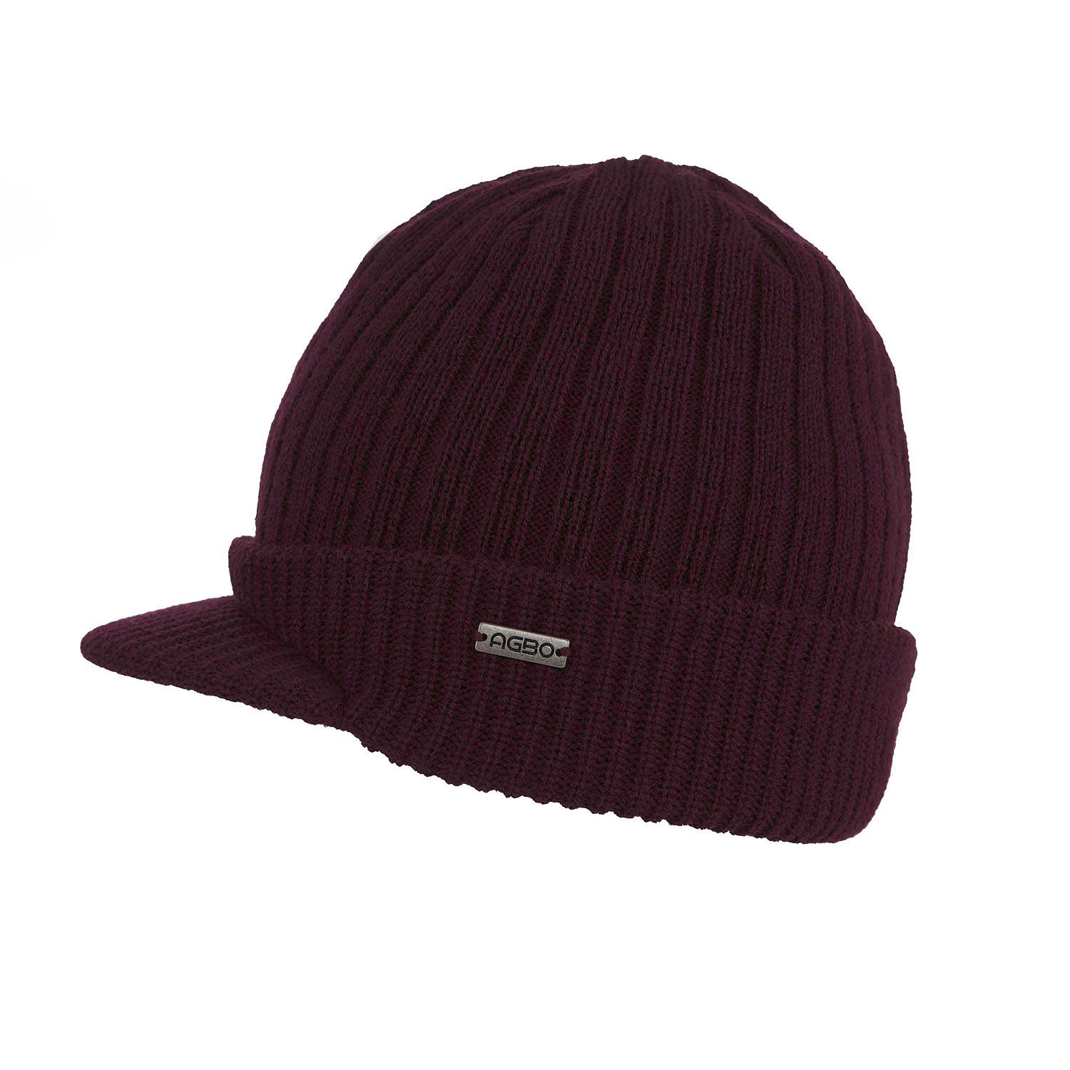 Bonnet d'hiver homme, bordo, Taker