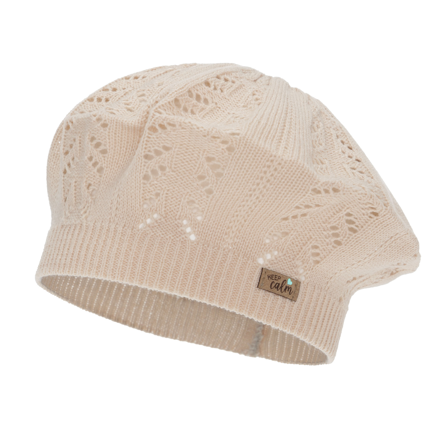 Meisjes herfst/lente beret, beige, Kevira