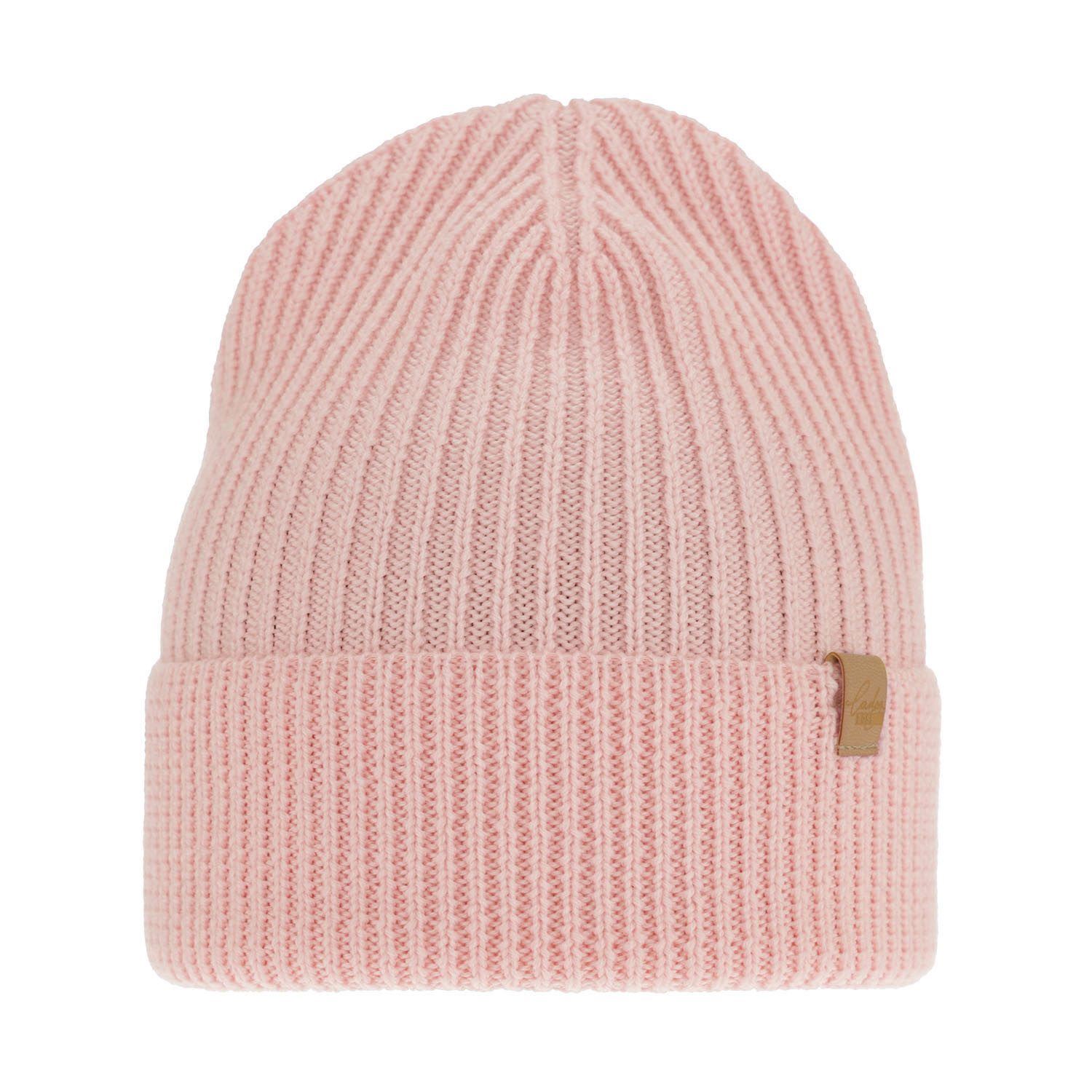 Bonnet d'hiver femme, rose, avec laine mérinos, Isla