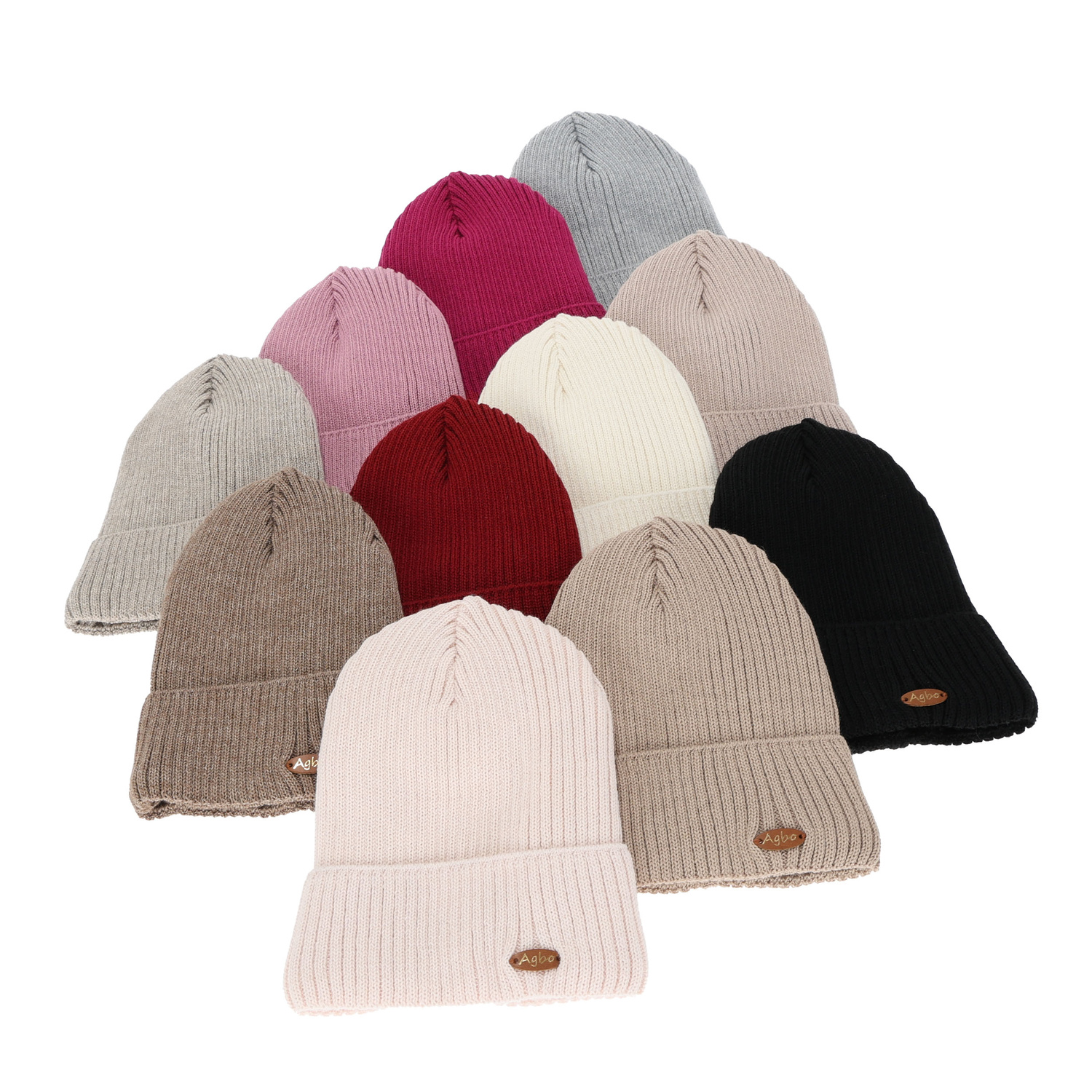 Dames wintermuts, lichtroze, met merinowol Shila