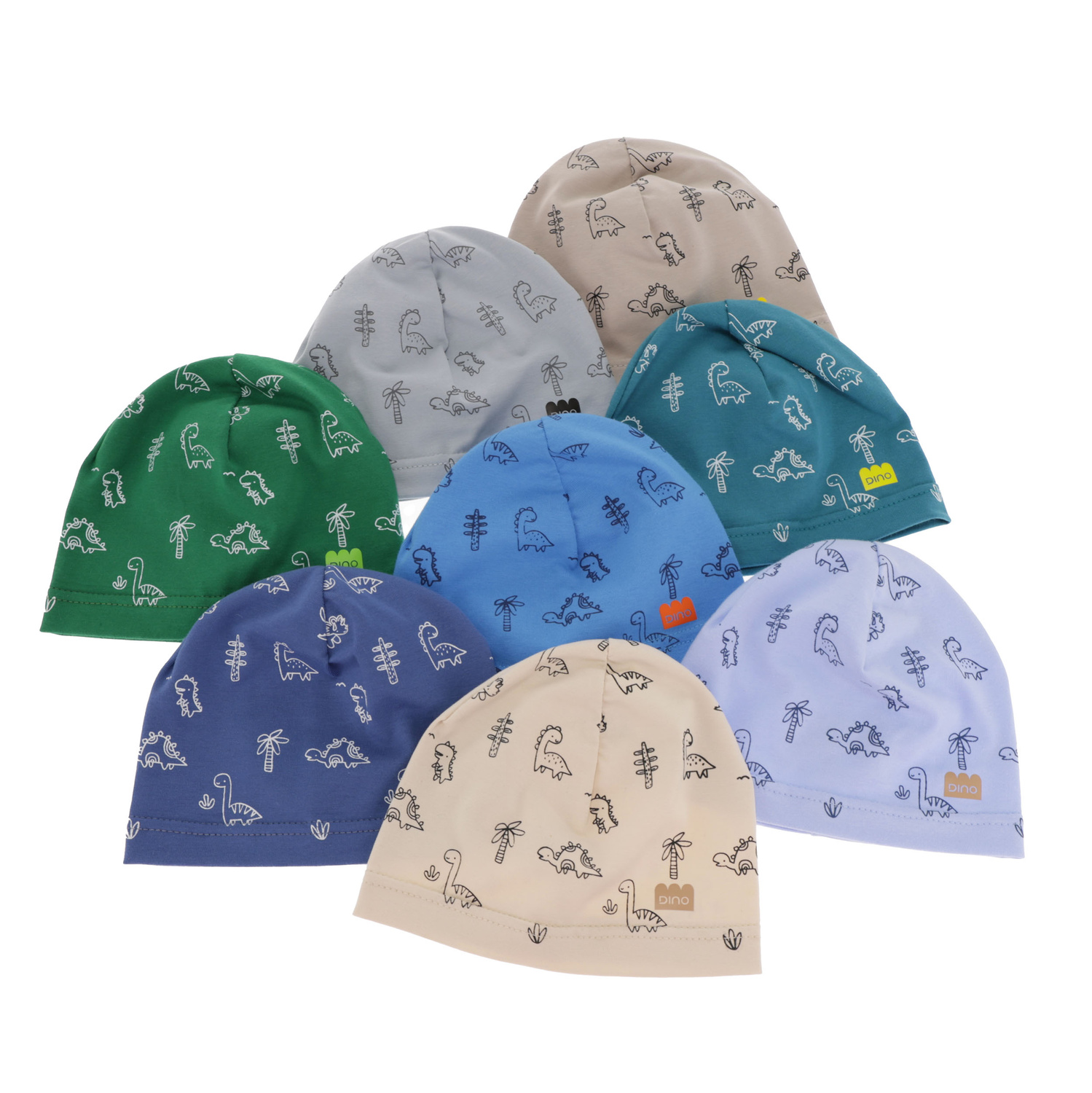 Bonnet automne/printemps garçon, bleu, avec imprimé, Jovik