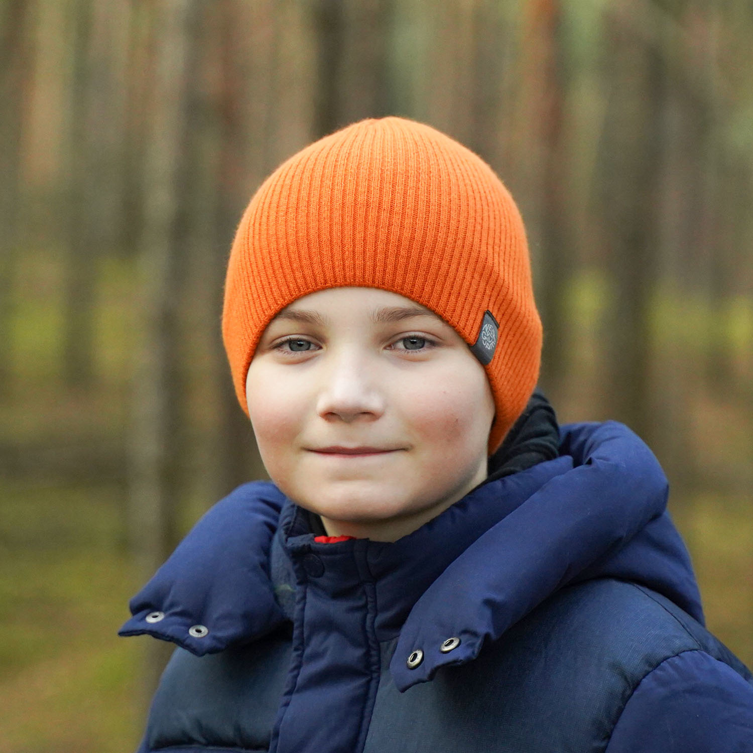 Jongens wintermuts, Oranje, Imbir