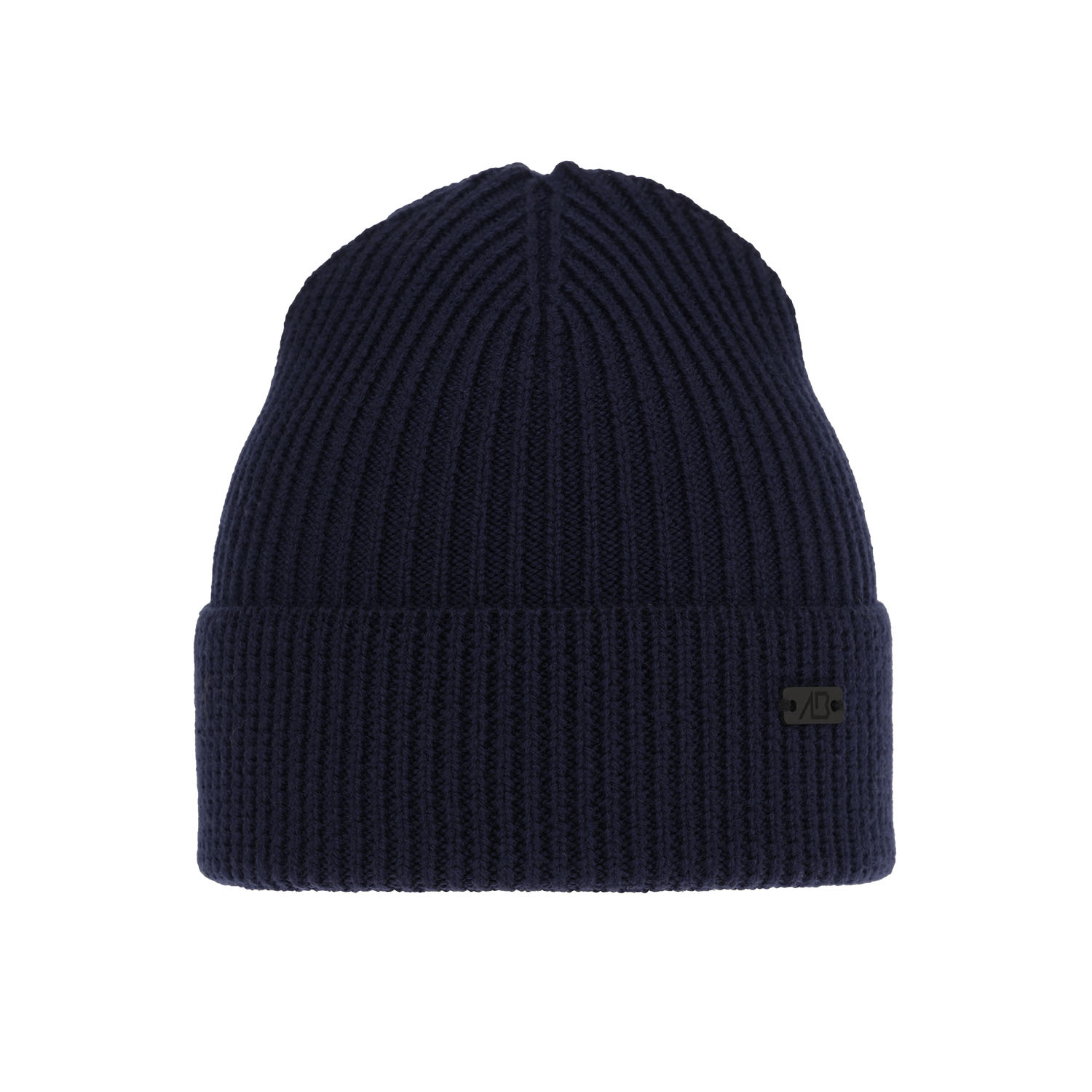 Bonnet d'hiver homme, bleu marine, avec laine mérinos, Owen