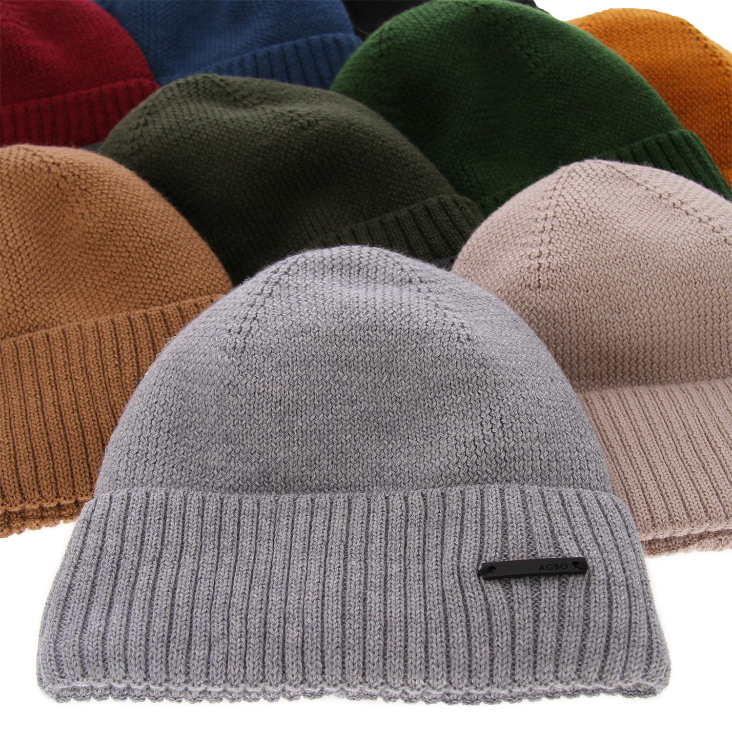 Heren wintermuts, marineblauw, met merinowol, Henk