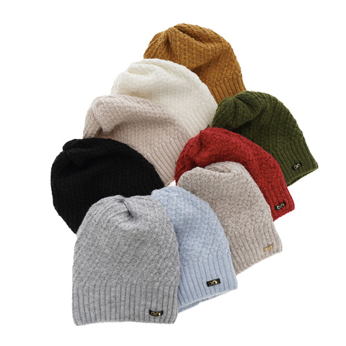 Dames wintermuts, honing, met merinowol, Misha