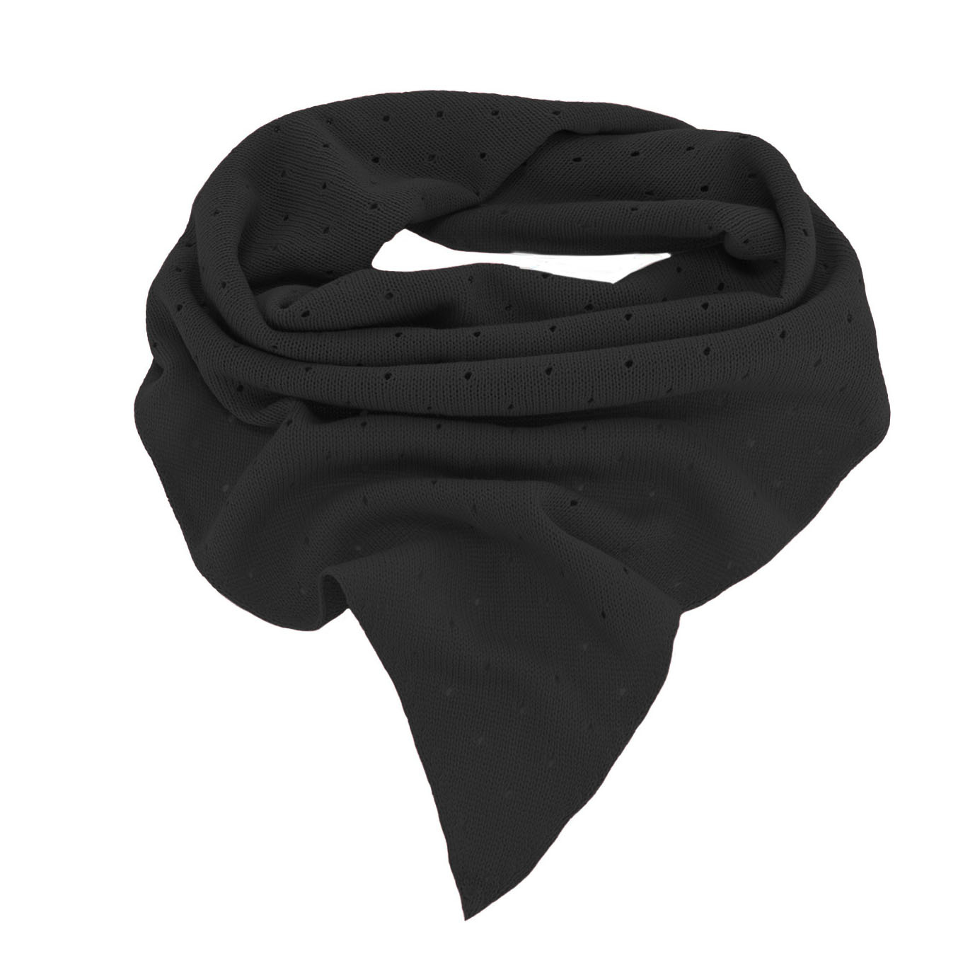 Foulard automne/printemps fille, noir, Fiorella