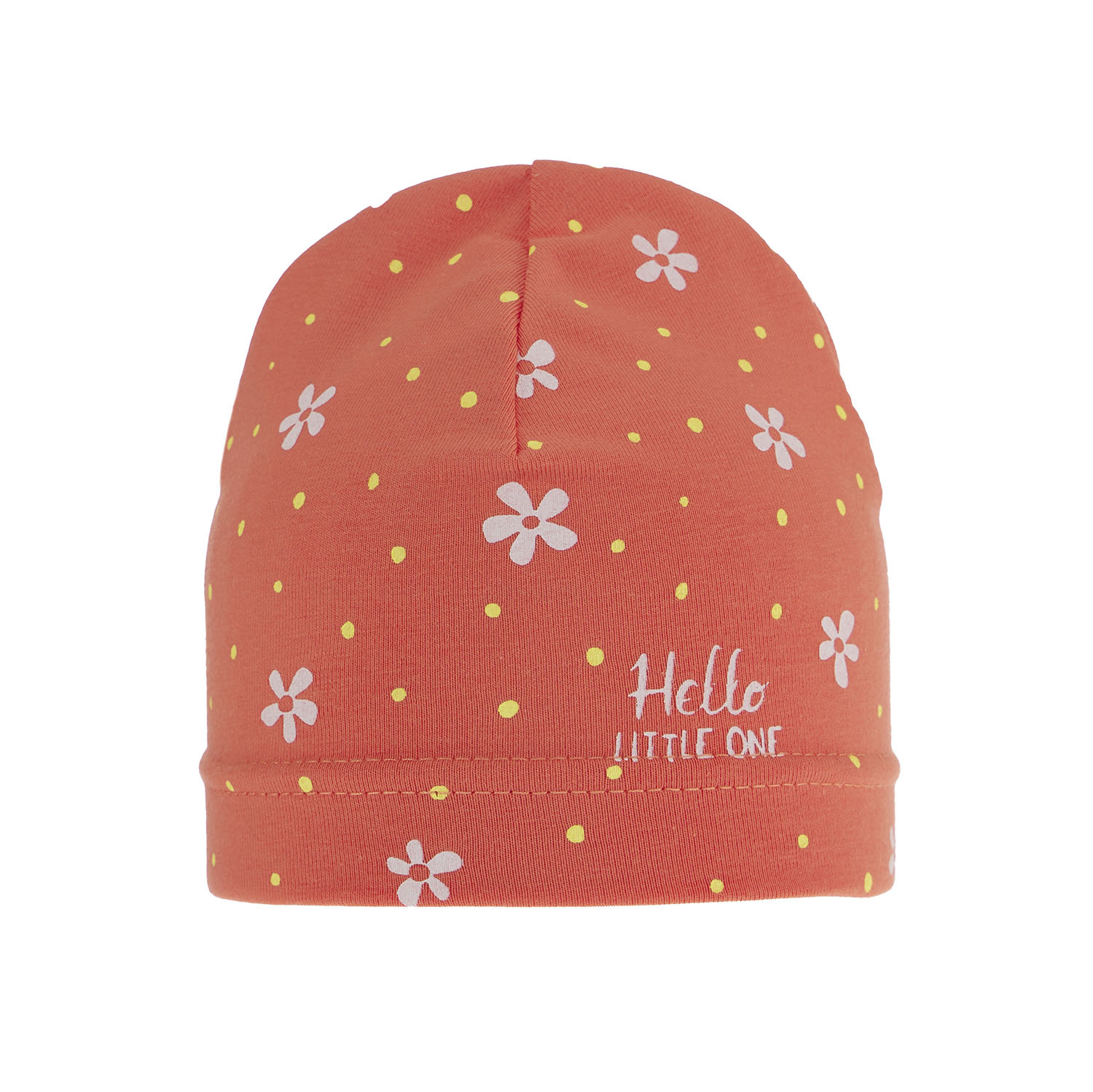 Bonnet automne/printemps fille, corail, Nila