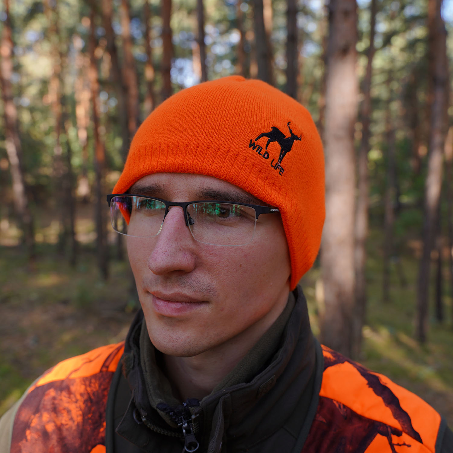 Heren winter jachtmuts, groen, Wild Life