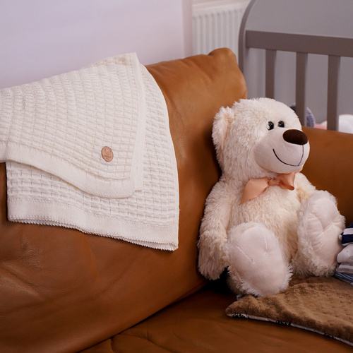 Bamboe deken voor baby, musztardowy, delikatny, Misio