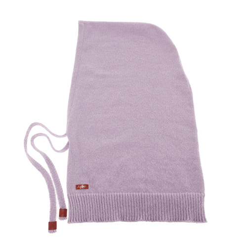 Bonnet d'hiver femme, hivernal, violet, avec laine mérinos, Elizabeth