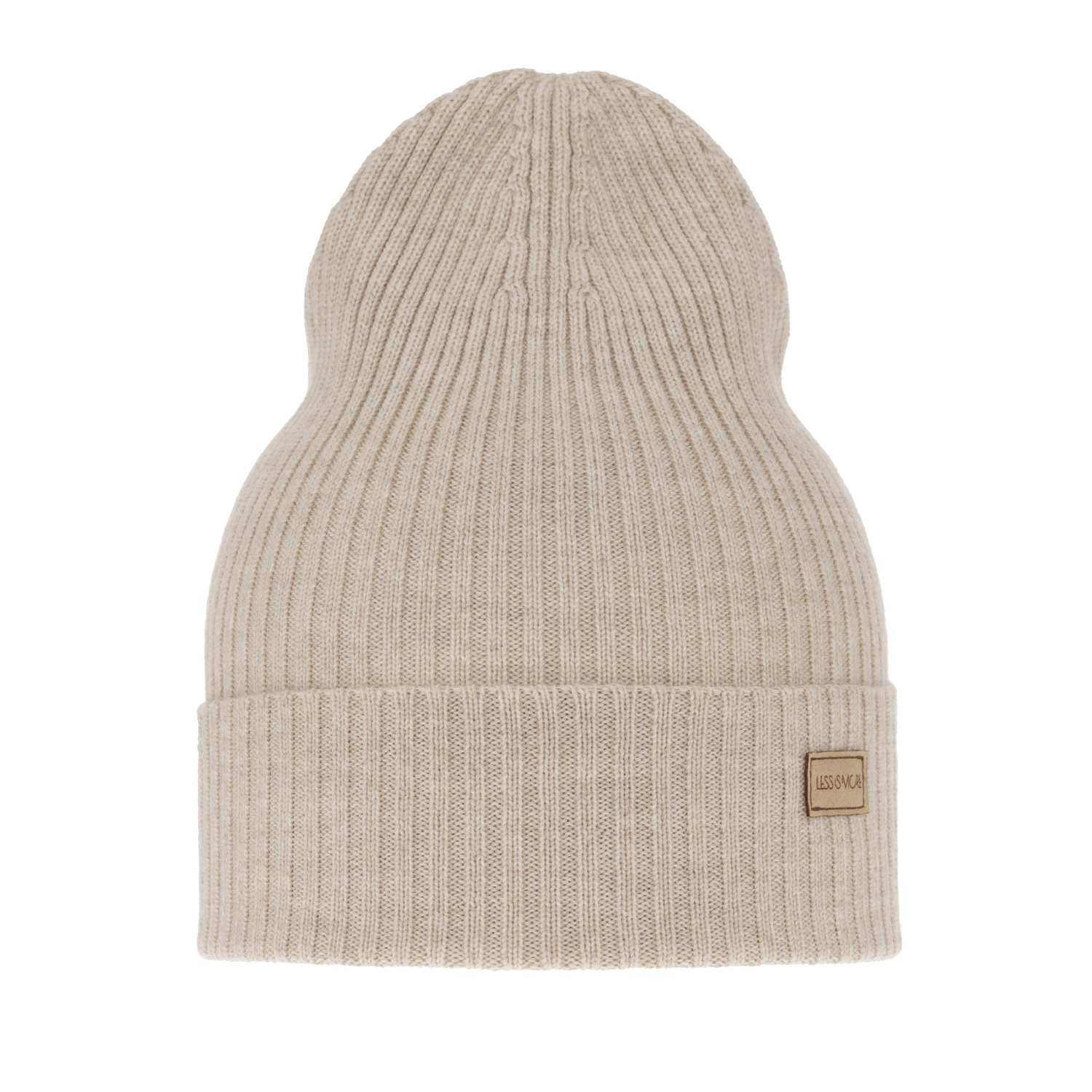 Bonnet d'hiver femme, hiver, beige, avec laine mérinos, Sophie