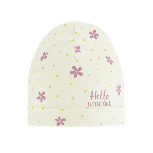 Bonnet automne/printemps fille, crème, Nila