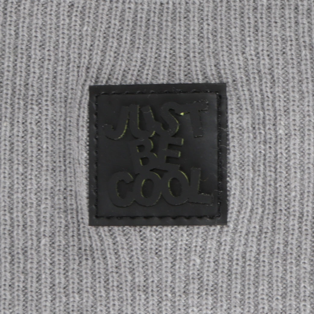 Jongens herfst/lente set (muts en buissjaal), met katoen, beige, Jonas