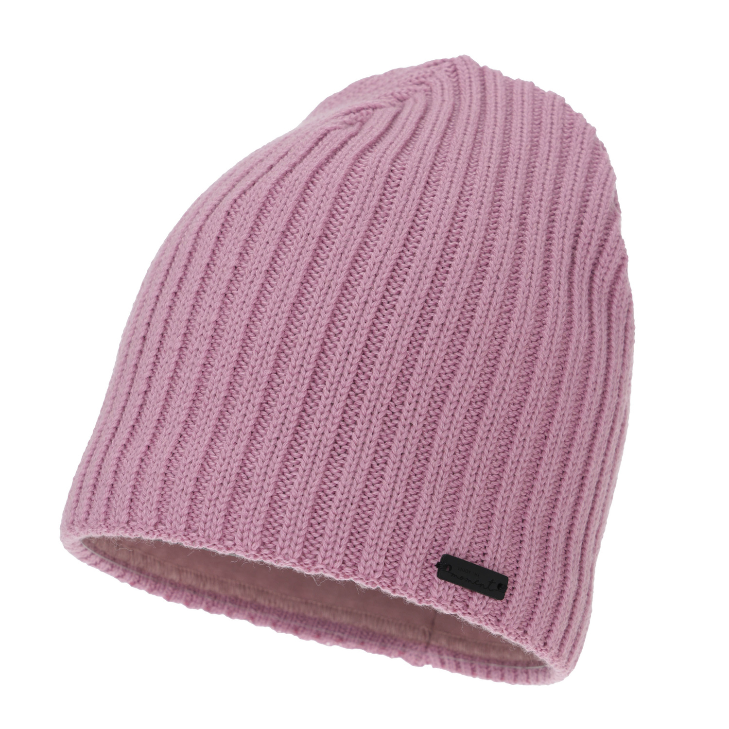 Dames wintermuts, roze, met merinowol, Soletta