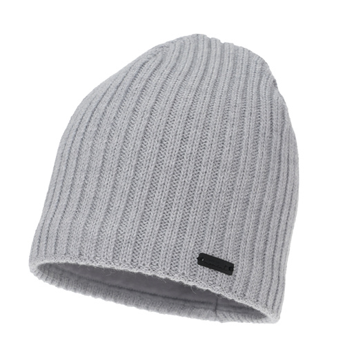 Dames wintermuts, grijs, met merinowol, Soletta