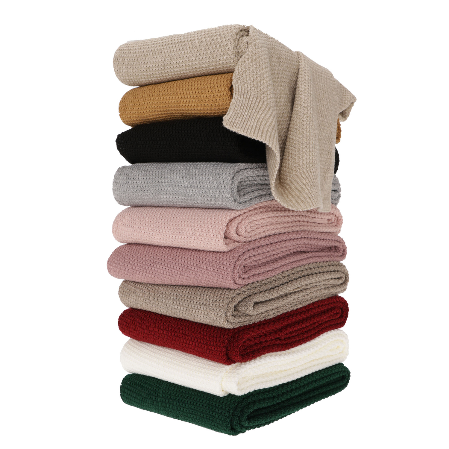 Écharpe d'hiver femme, beige, Agora