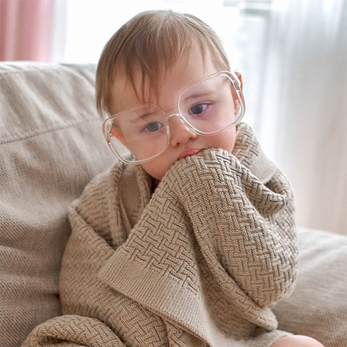 Bamboe-katoenen deken voor baby, Honey, Delicaat, Pony