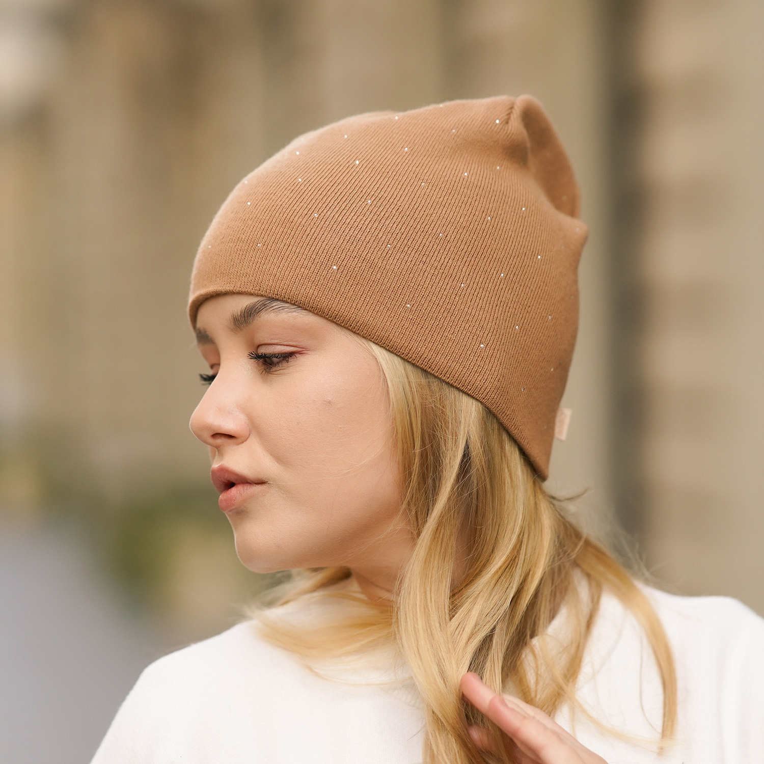 Dames herfst/lente muts, zwart, Grecja