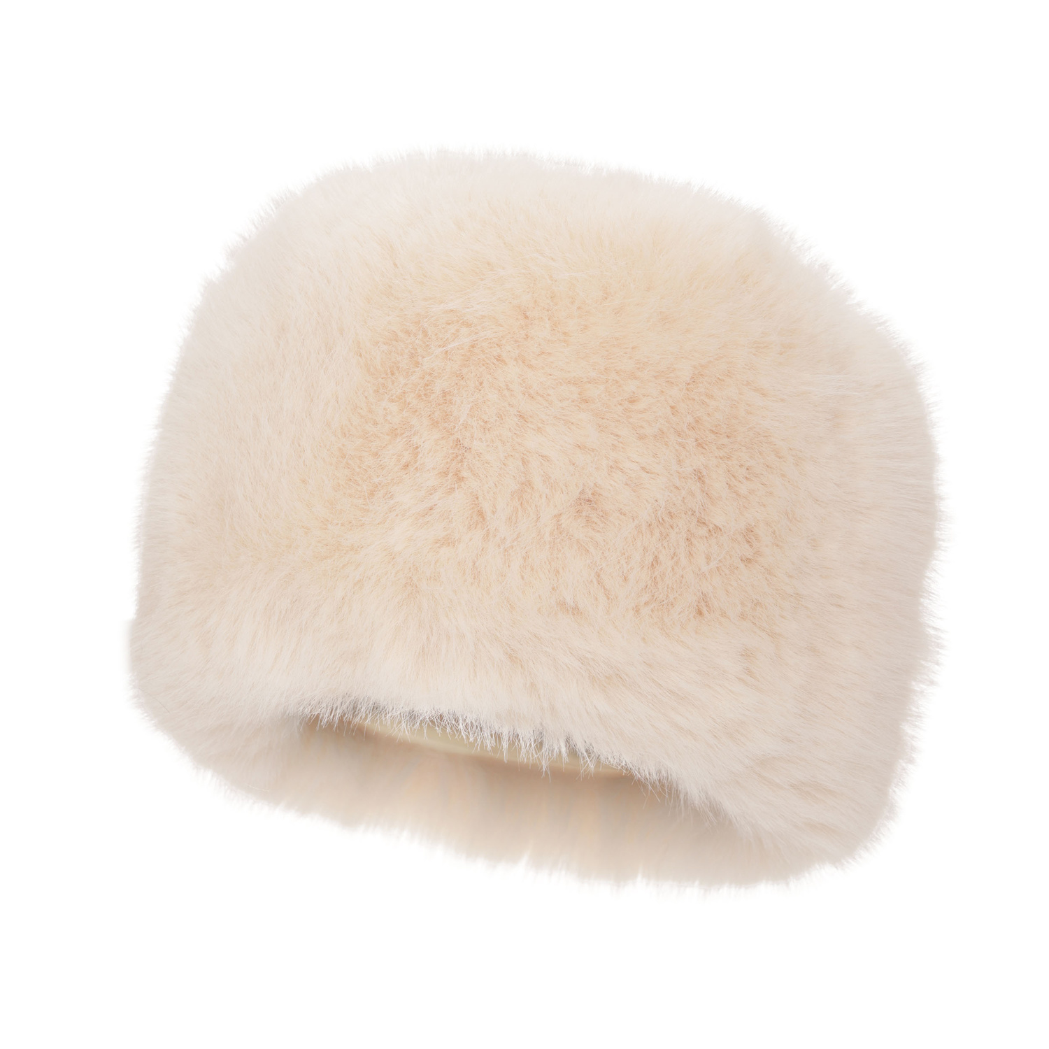 Bonnet d'hiver femme, crème, doublé de laine polaire, Holly