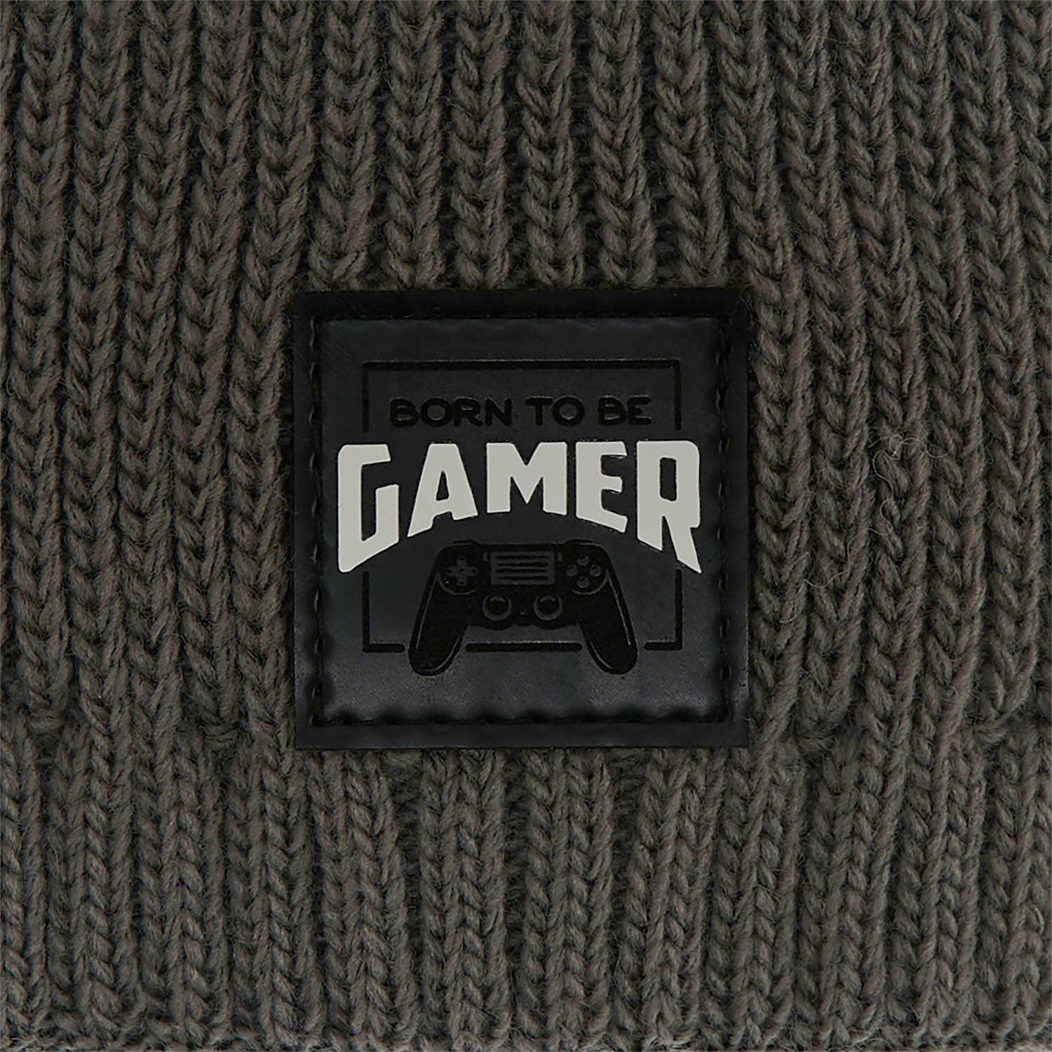 Ensemble d'hiver garçon: bonnet et snood, gris, Gami