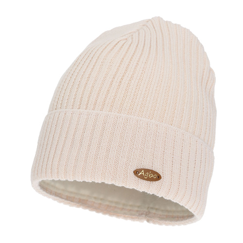 Dames wintermuts, lichtroze, met merinowol Shila