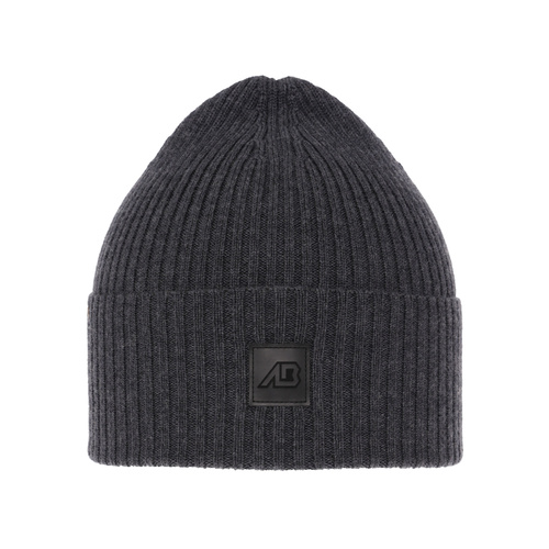 Bonnet hiver/printemps homme, gris, avec laine mérinos, Matias