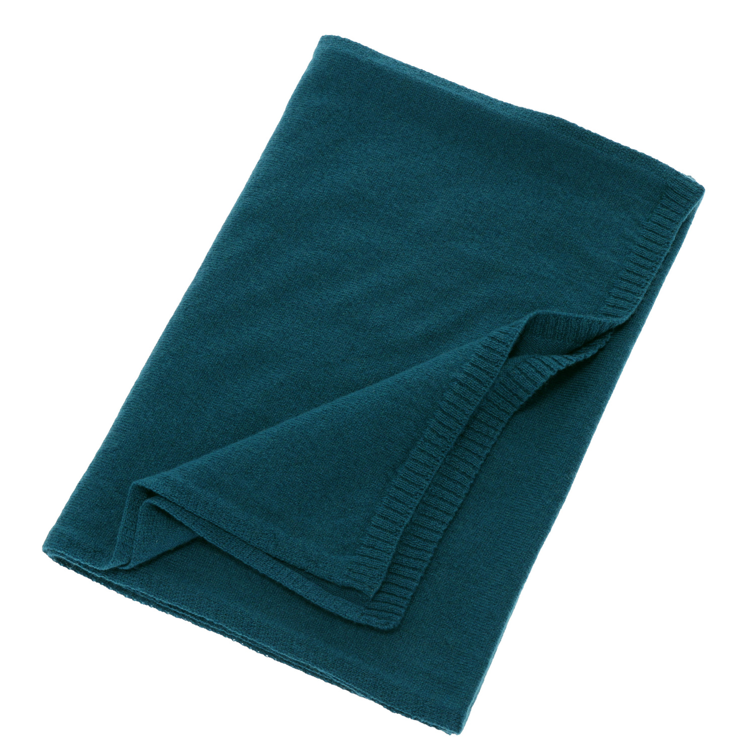 Dames wintersjaal, smaragdgroen, merinowol met kasjmier, Irenia