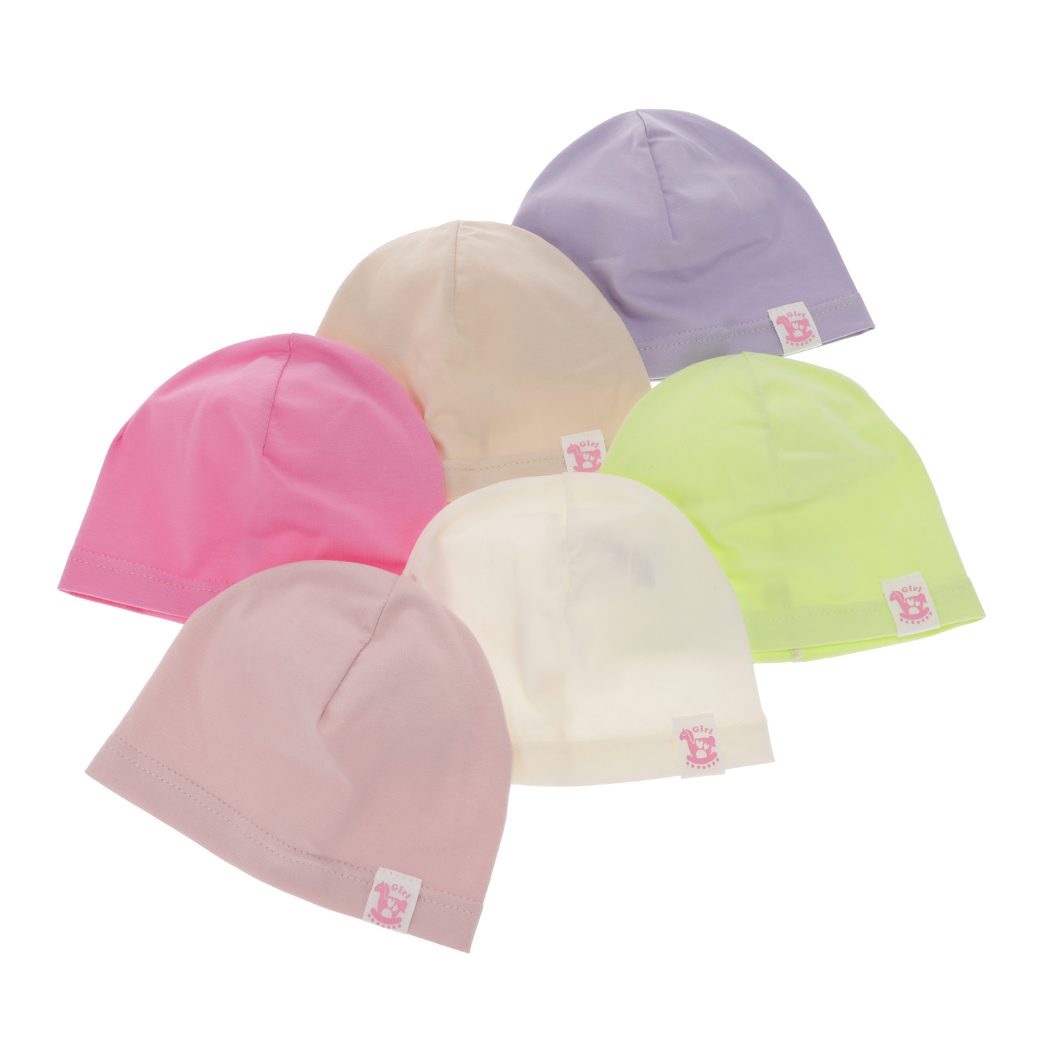 Bonnet automne/printemps fille, rose, Mia