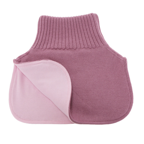 Meisjes winter buissjaal, fioletowy, 100% Merino Wol, Felice