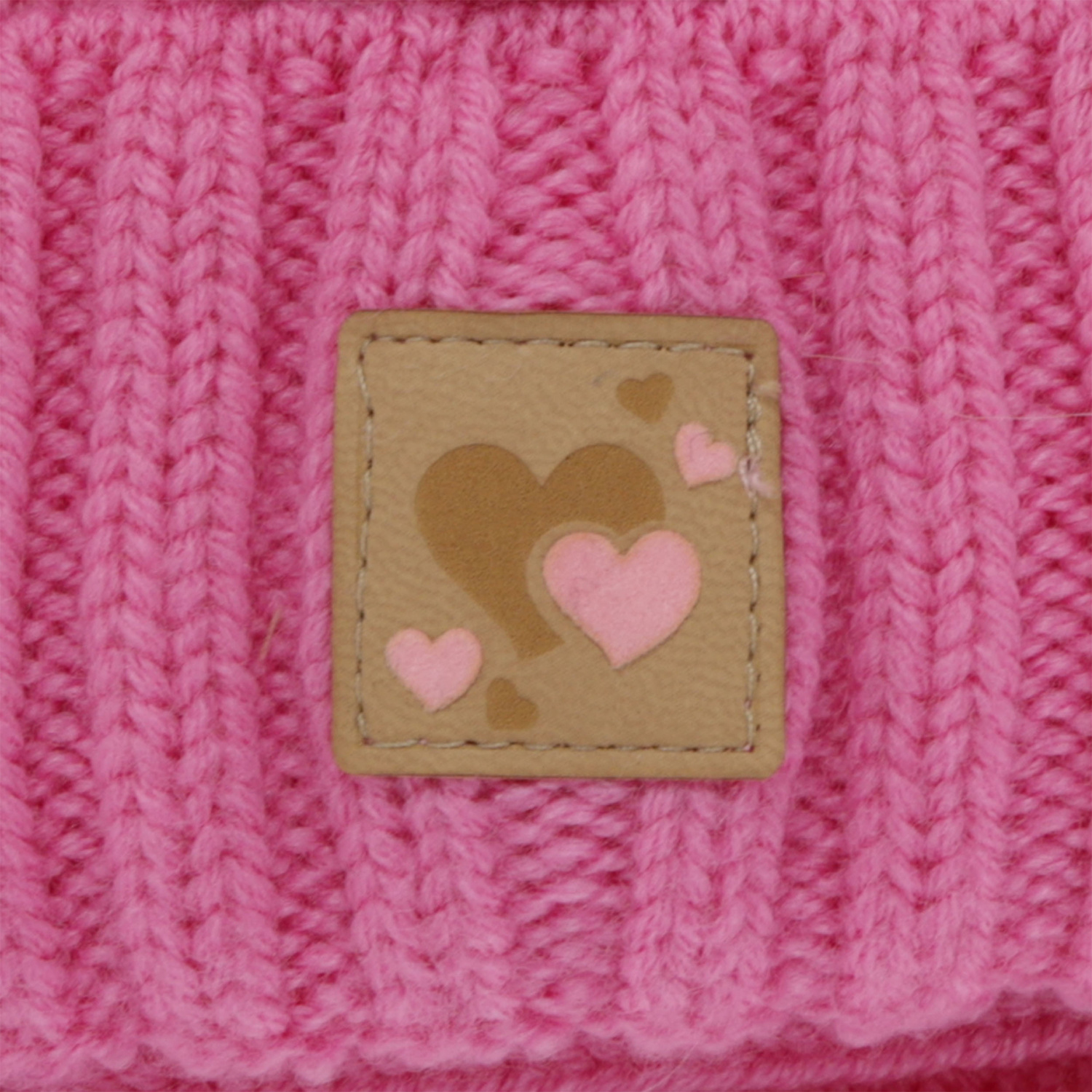 Meisjes muts en col, winter set, beige, 100% merinowol, gevoerd met wollen fleece, Ronia