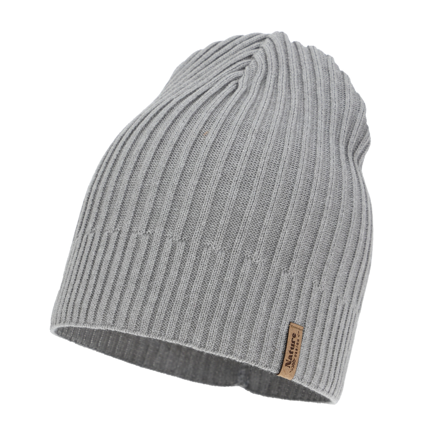 Dames muts voor lente, herfst, , met katoen, grijs, Mirona