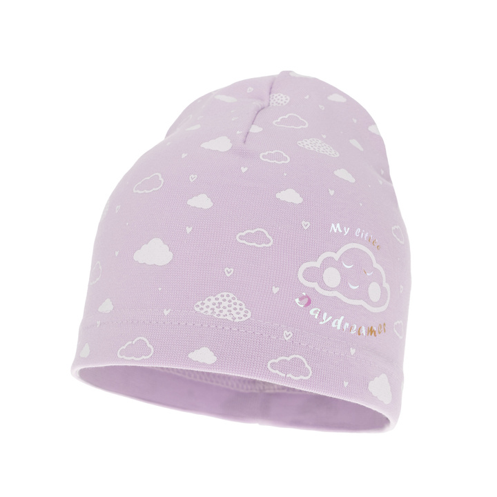 Bonnet automne/printemps fille, violet, Klaudyna