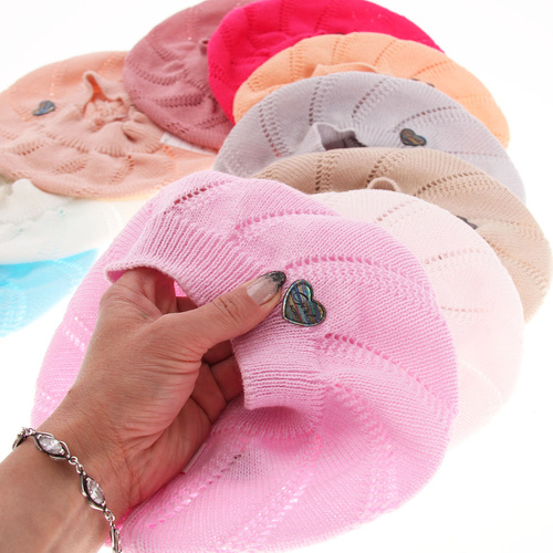 Meisjes herfst/lente muts, beige, Hilda