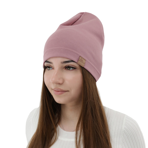 Bonnet automne/printemps femme, crème, en coton, Brema