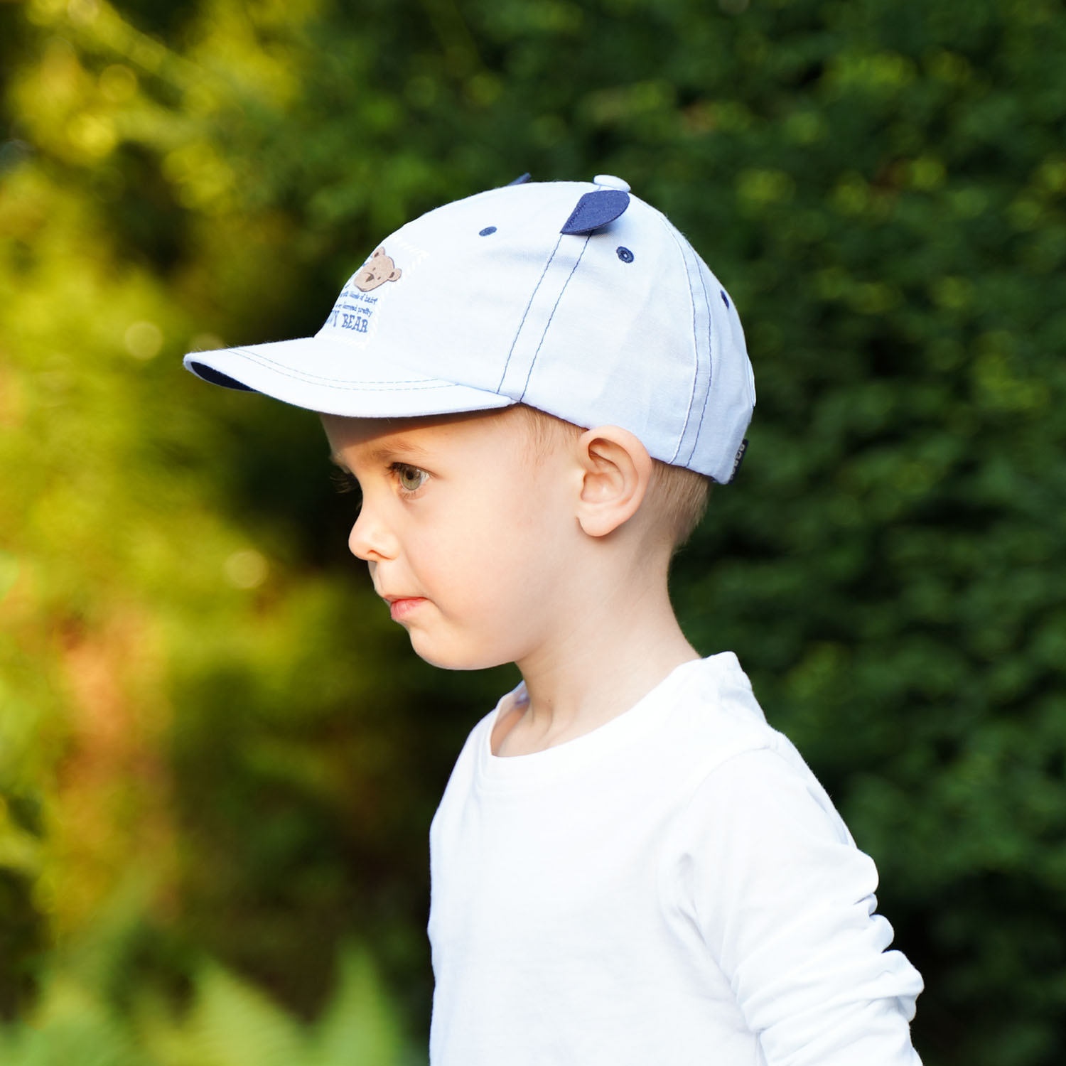 Jongens baseballpet, lichtblauw, katoenen, Tedi