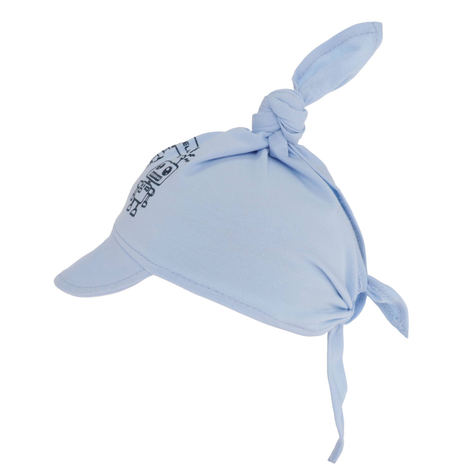 Casquette garçon, automne/printemps, bleu, en coton, Robik