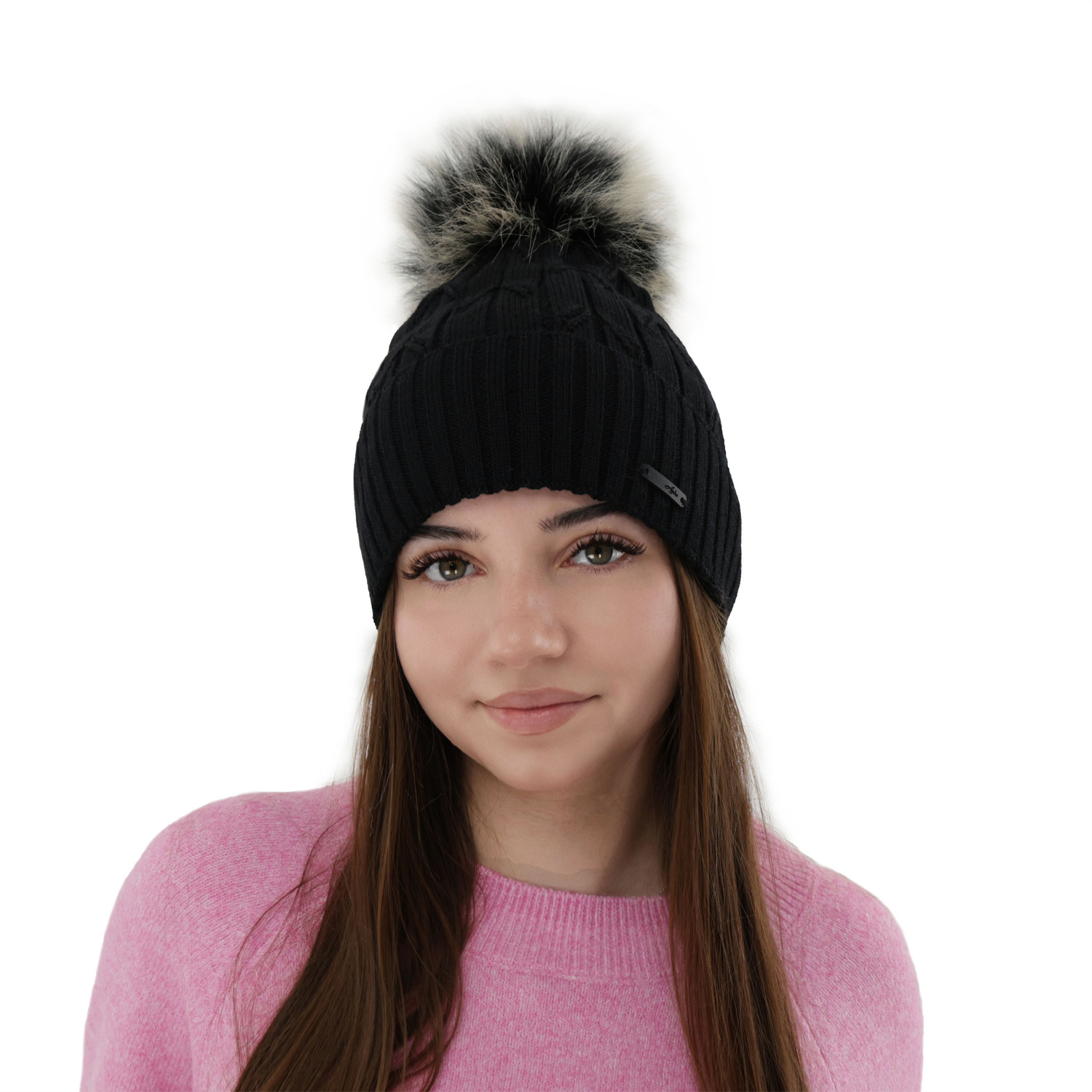 Bonnet d'hiver femme, camel, avec laine mérinos, Talaria