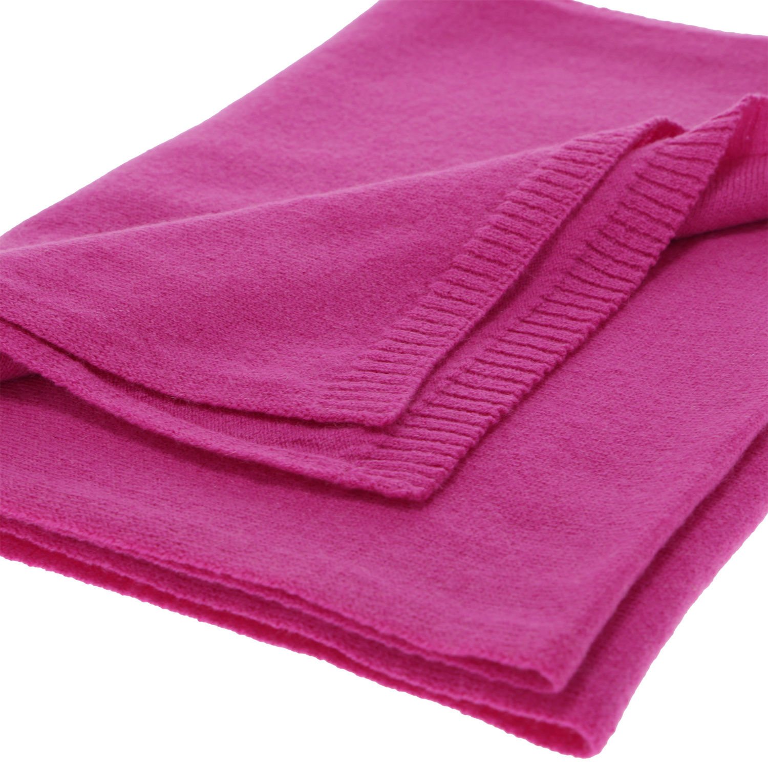 Dames wintersjaal, lichtroze, wol merino met kasjmier, Irenia