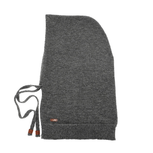 Dames winter bivakmuts, grijs, met wol, Elizabeth